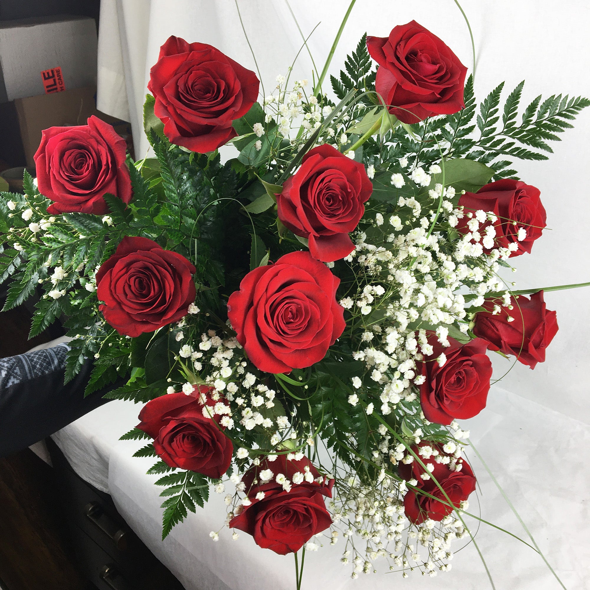Bouquet de 12 roses